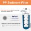 iSpring FP11X8 1 Micron 10"x2.5" Standard Sediment Water Filter Replacement Cartridges
