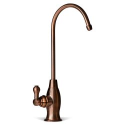 iSpring GK1-AW Lead-Free Faucet for RO Systems and Drinking Water Filtration Systems, Contemporary Coke-Shaped Style