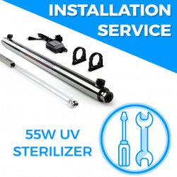 iSpring Professional Installation Service for Whole House 55W UV Disinfection System/Ultra Violet Sterilizer