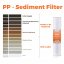 iSpring FP25BX2 High Capacity 20” x 4.5” Water Replacement Cartridges Fine Sediment Filters