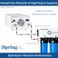 iSpring PMP1000 Water Booster Pump for High Capacity RO Membrane and Commercial Reverse Osmosis System Up to 120 psi